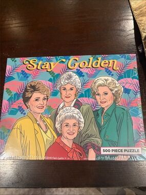 Golden Girls Stay Golden 500-Piece Puzzle — Multicolor BNWT